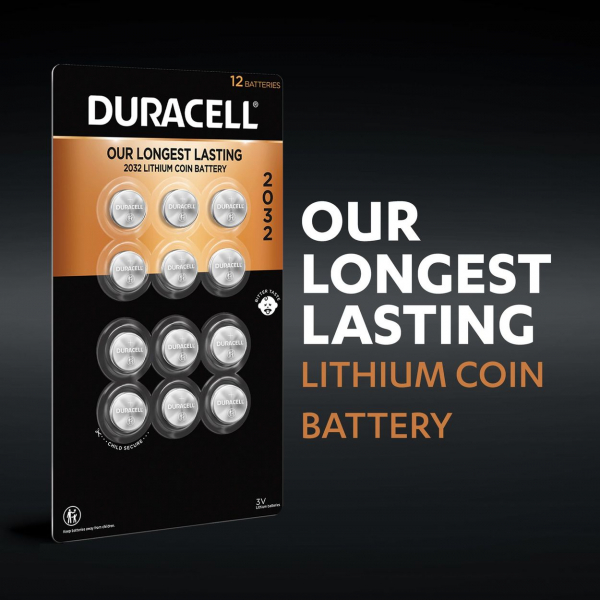Duracell Lithium 2032 Coin Batteries