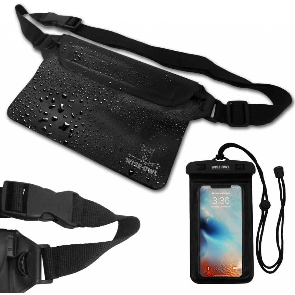 Wise Owl Waterproof Fanny Pack and Dry Bag