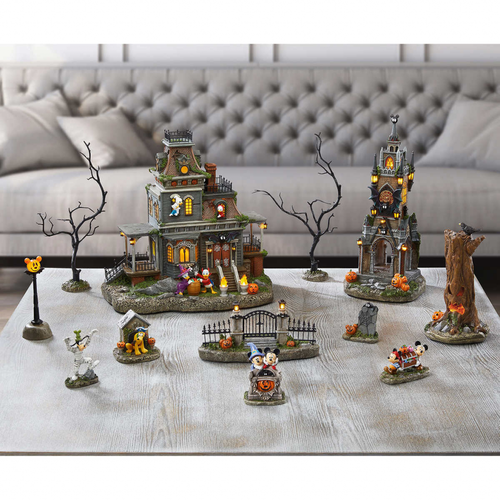 Disney Halloween Haunted House Village Set