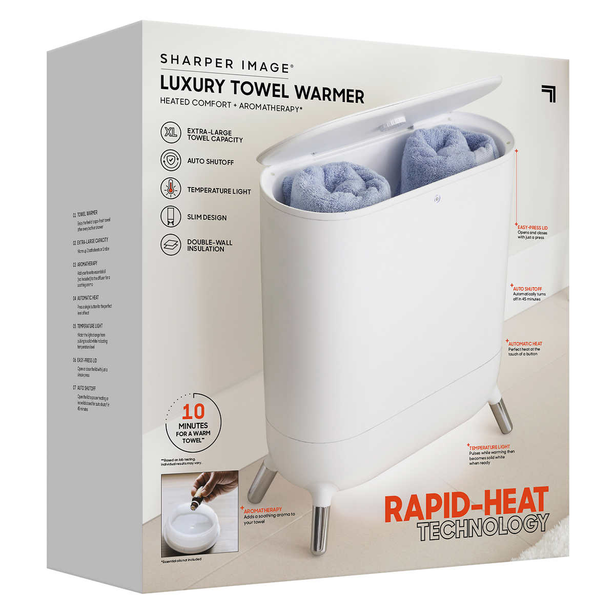 Sharper Image Towel Warmer Essential Liquidations